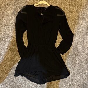 Express Elegant Black Romper